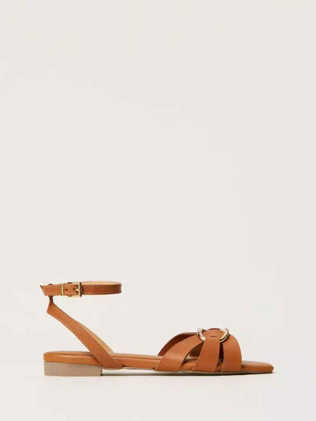 Twinset sandali kids cuoio in pelle J104A CUOIO TWINSET 
