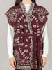 Tensione In gilet bordeaux fantasia bandana