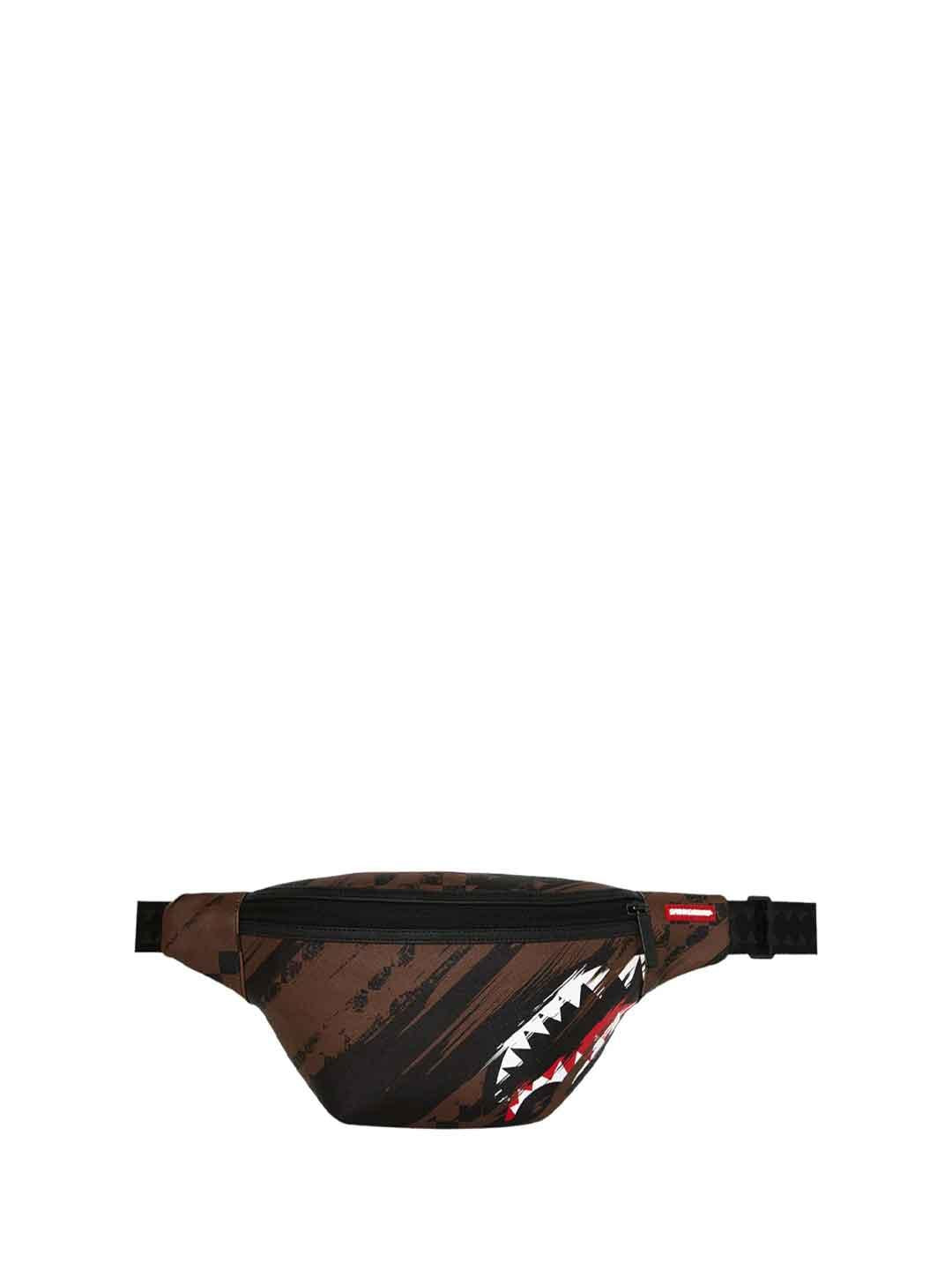Sprayground Smeared Grunge marsupio marrone 910B8972NSZS MARRONE SPRAYGROUND 