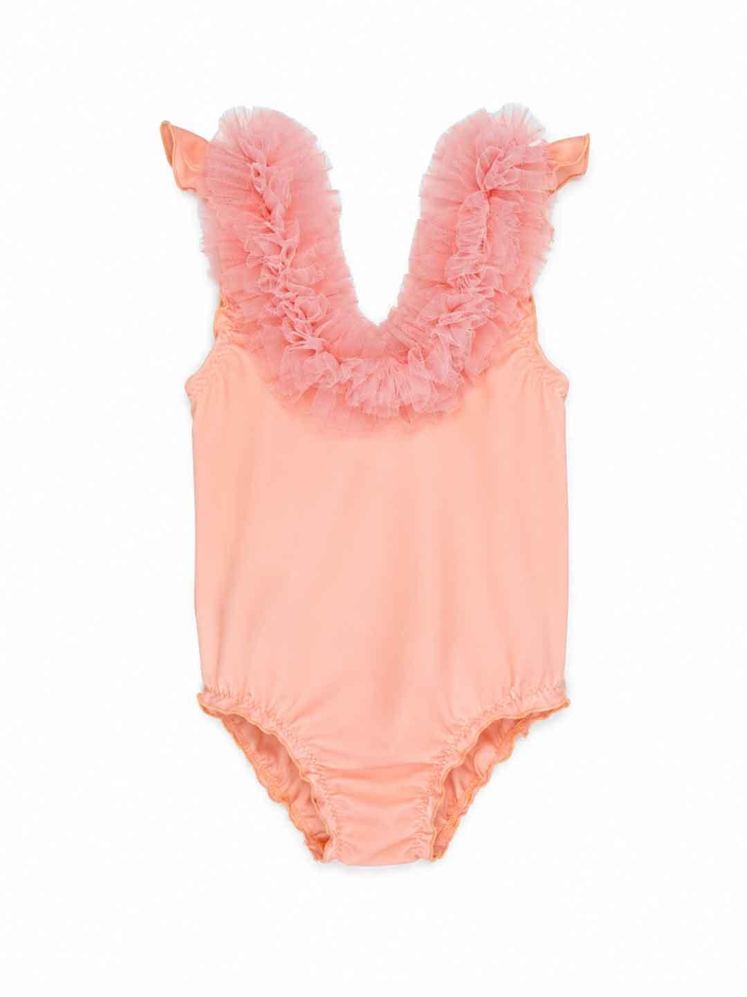 Island Coco costume kids rosa intero con tulle 9-36 mesi ICJ105 ROSA ISLAND COCO 