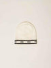 Twinset cappello kids panna logato