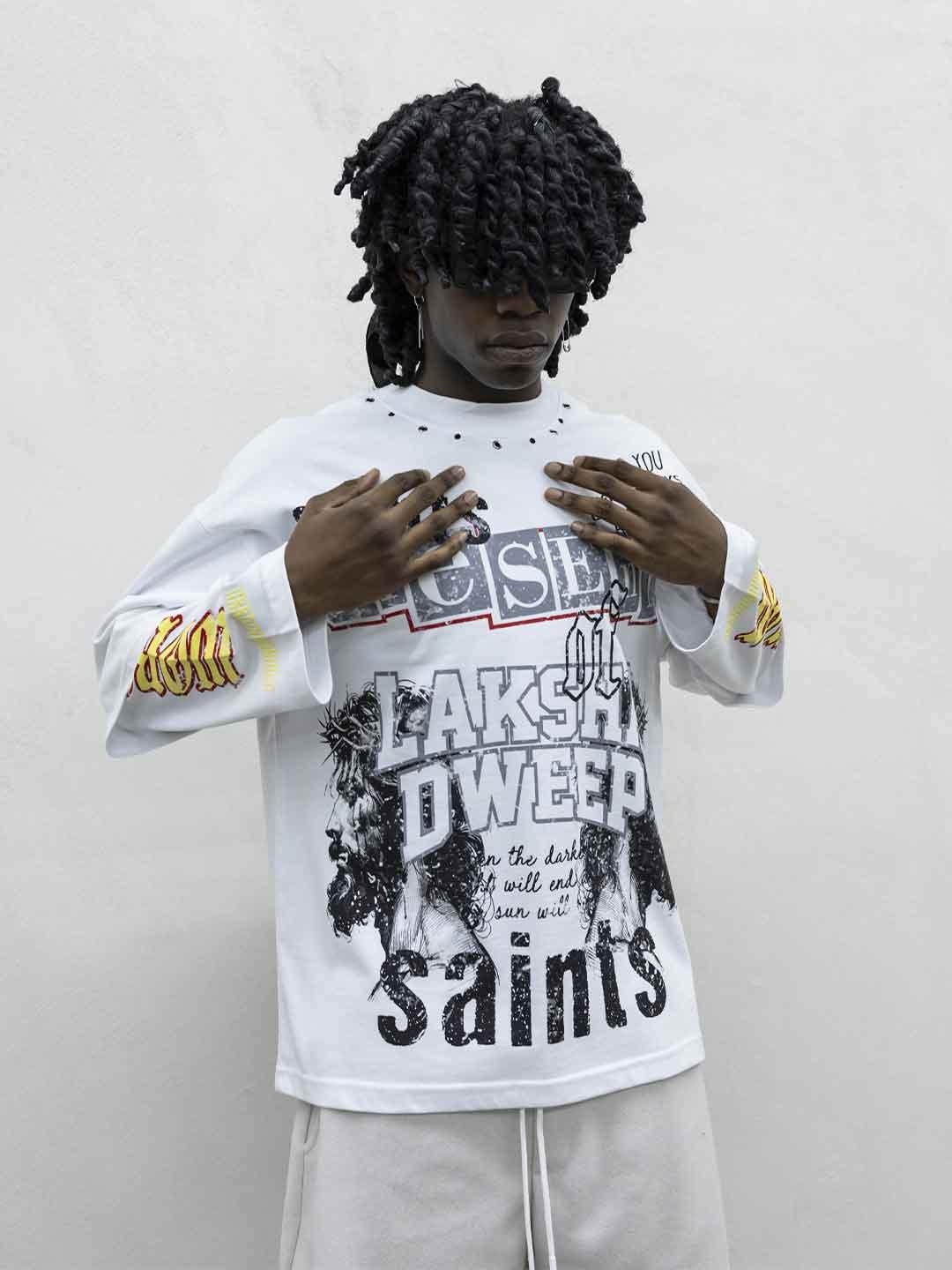 Present Day t-shirt bianco PRS084 BIANCO PRESENT DAY 