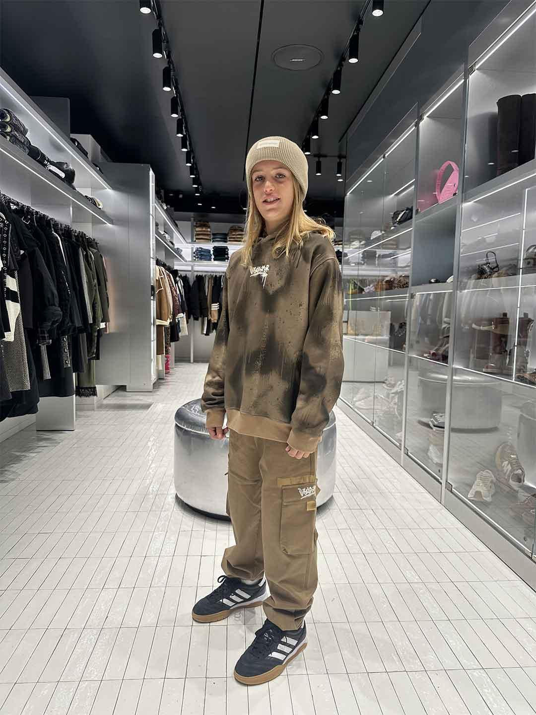 Disclaimer pantaloni kids beige cargo 58632 BEIGE DISCLAIMER 