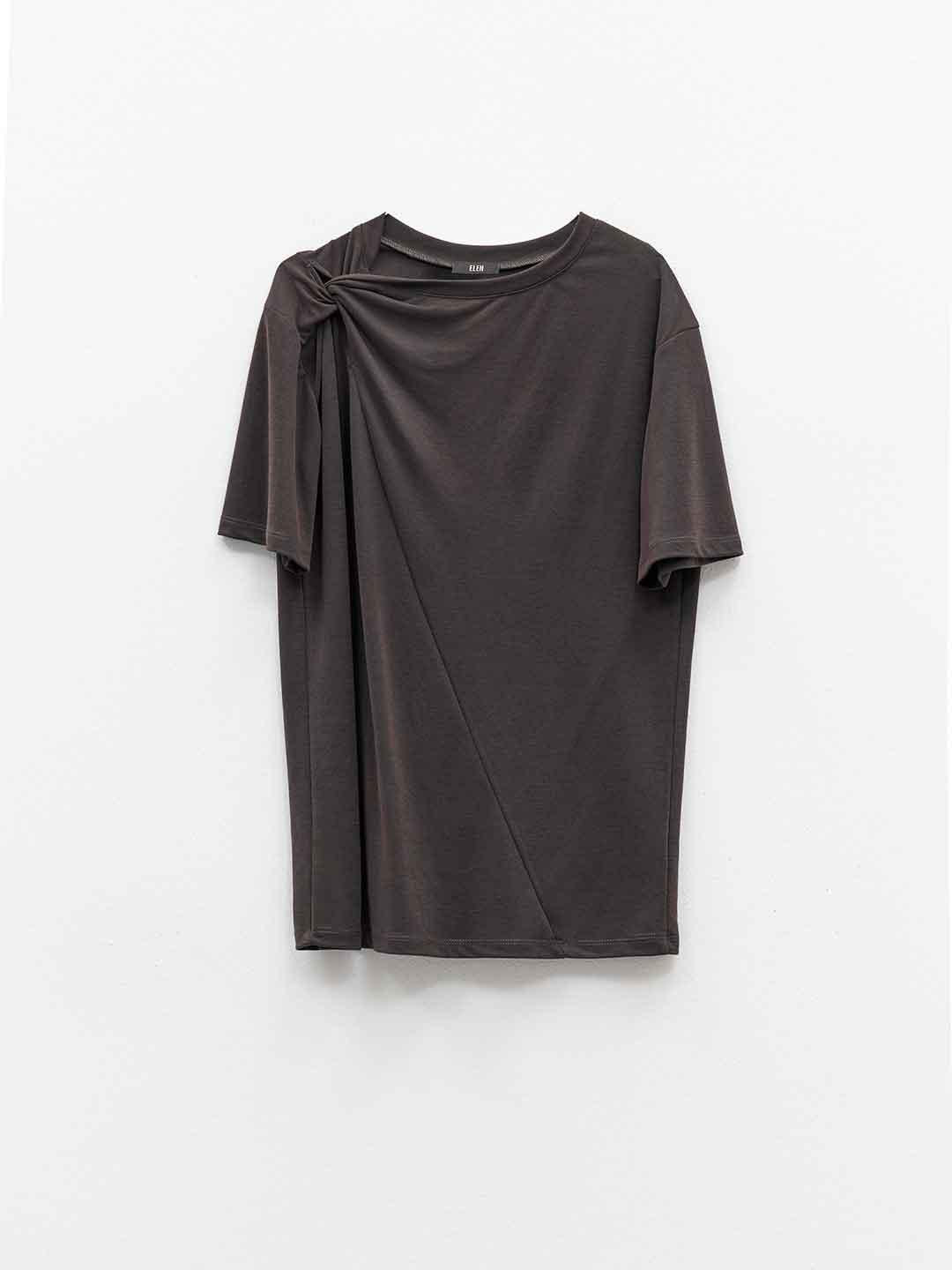Eleh t-shirt antracite con nodo 099 ANTRACITE ELEH 