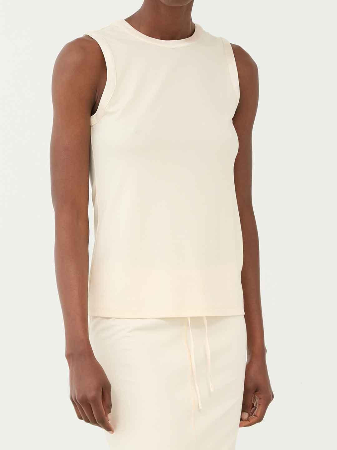 Eleh top panna in raso SS260330 PANNA ELEH 