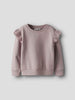 Name It felpa kids rosa con volant