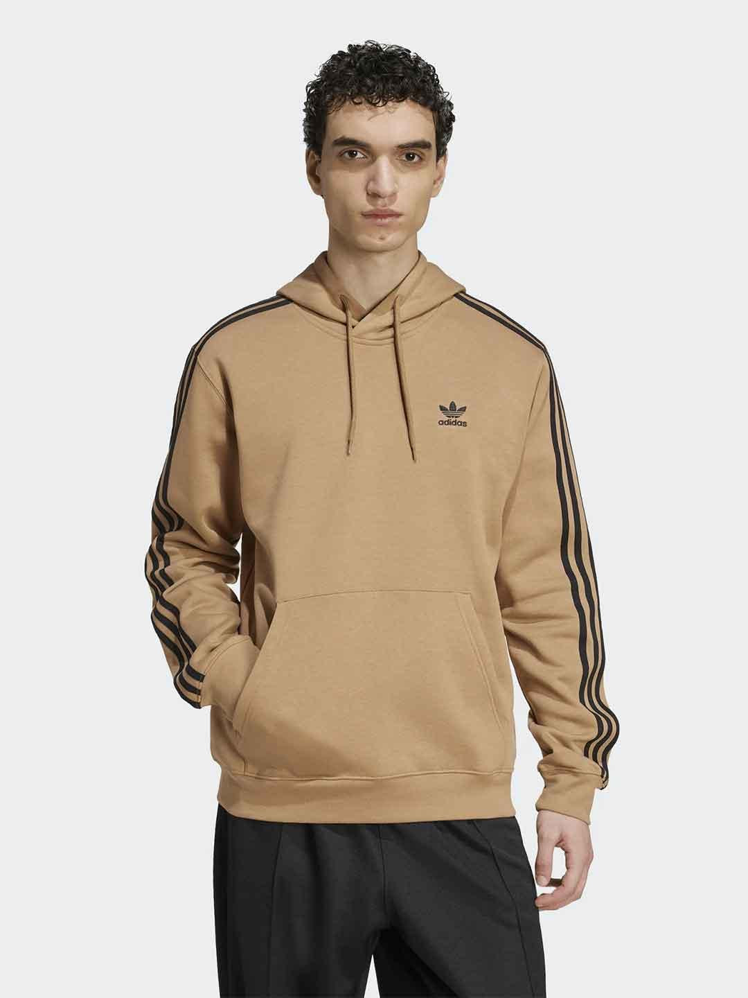 Adidas felpa cuoio con cappuccio JY1377 CUOIO ADIDAS 