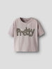 Name It t-shirt kids rosa con grafica maculata