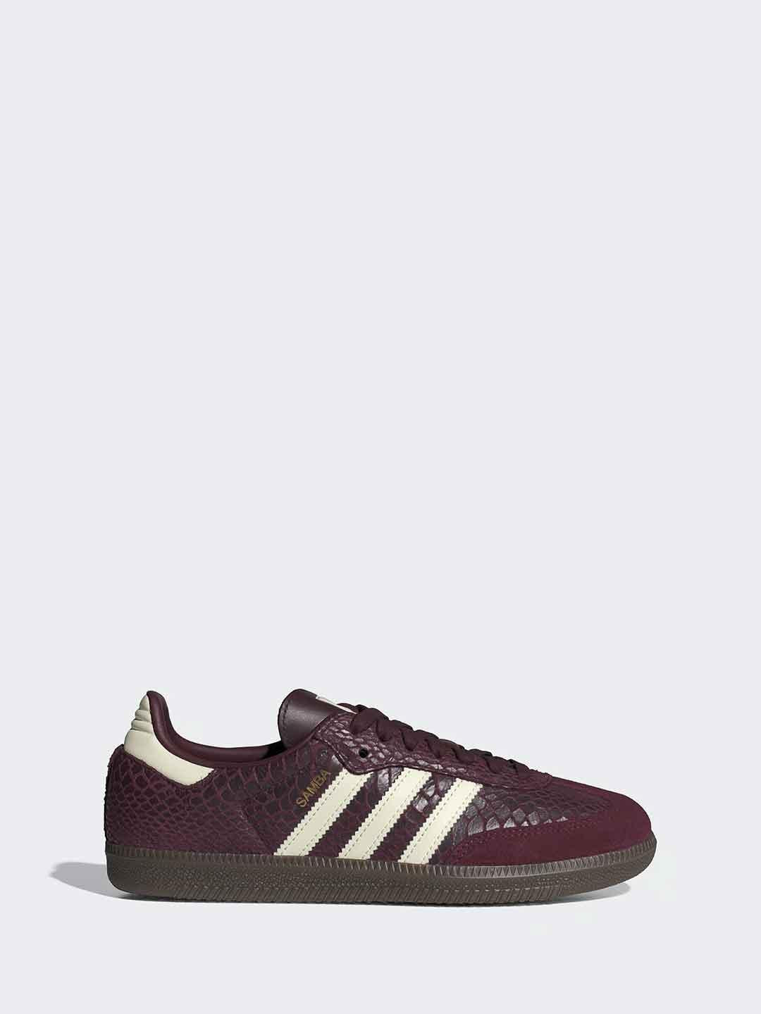 Adidas Samba OG sneakers bordeaux pitonate IH3979 BORDEAUX ADIDAS 