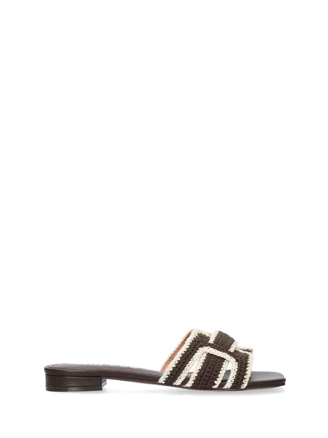 Bibi Lou Holly Flat sandali marrone in corda 760Z87VKV26 MARRONE BIBI LOU 