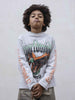Present Day t-shirt kids bianco con grafica aquila