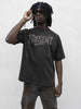 Present Day t-shirt marrone con grafica