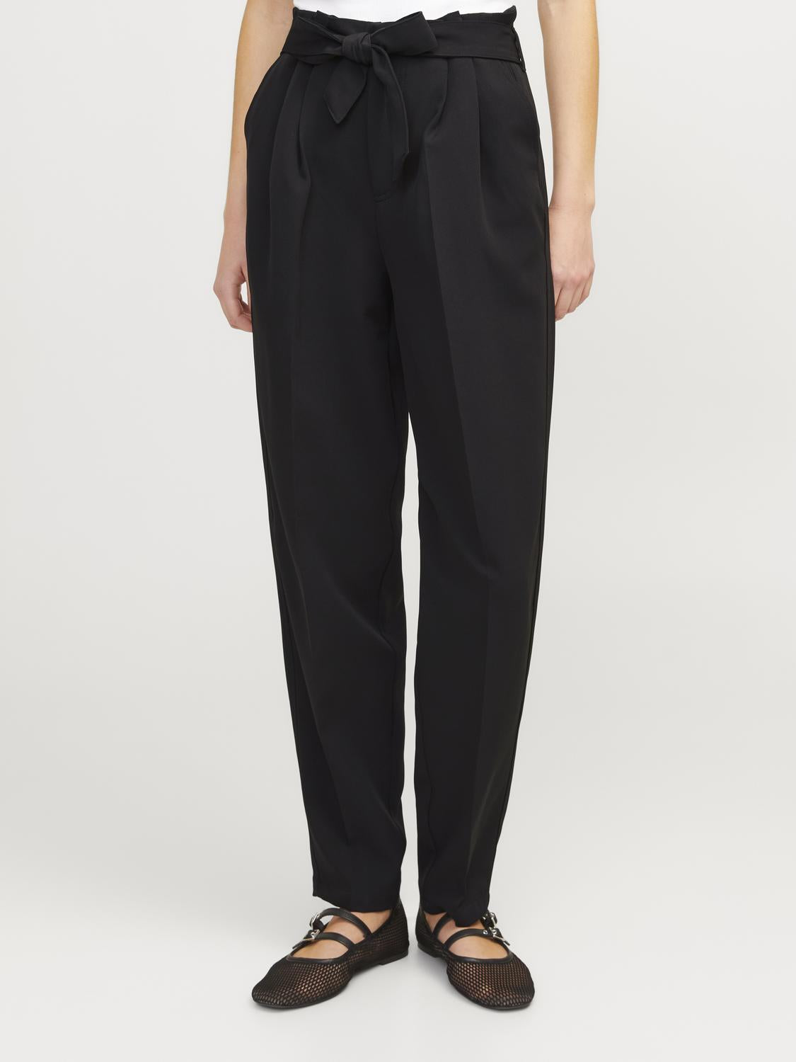 JJXX Petra pantaloni nero a caramella 12260750 NERO JJXX 