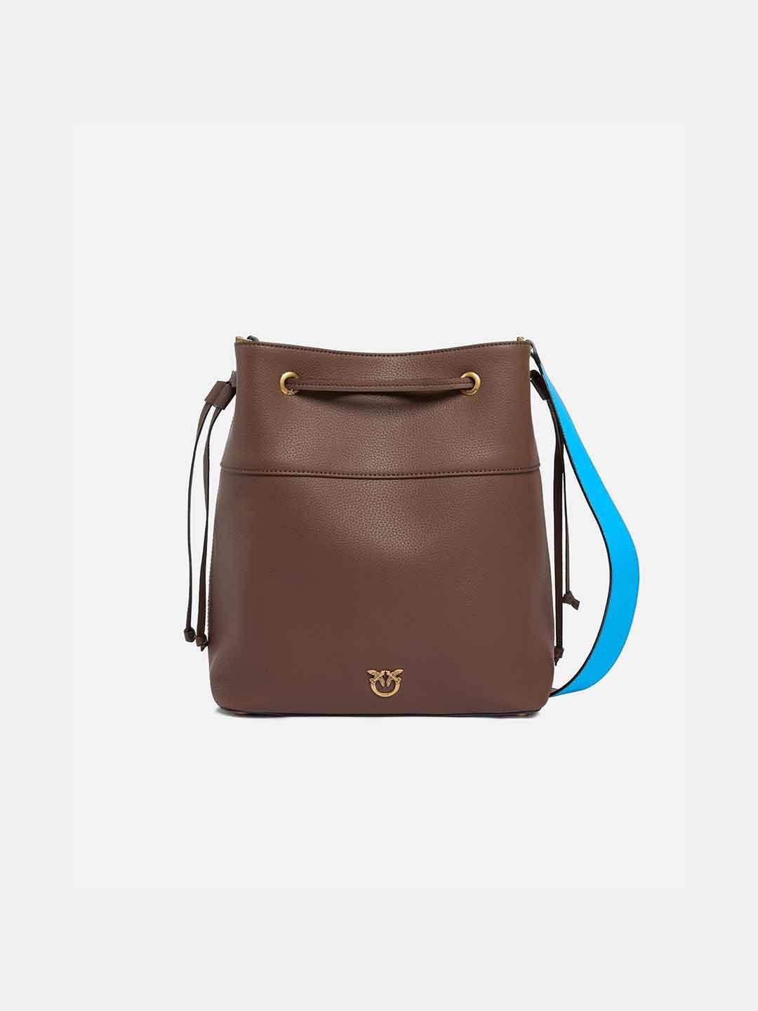 Pinko Secchiello Classic borsa marrone 104305 A2JZ MARRONE PINKO 