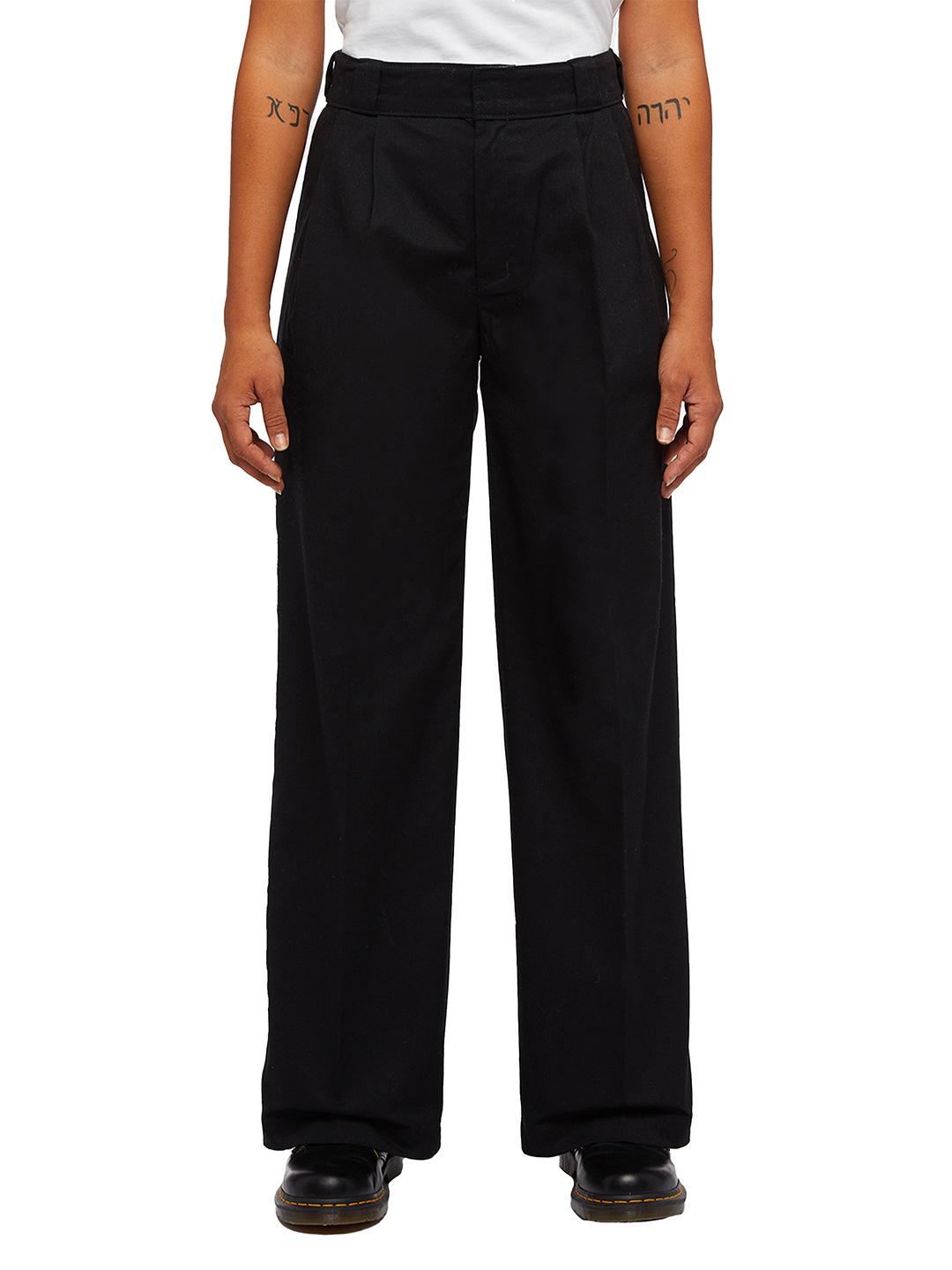 Dickies pantaloni nero wide leg DK0A863MBLK1 NERO DICKIES 