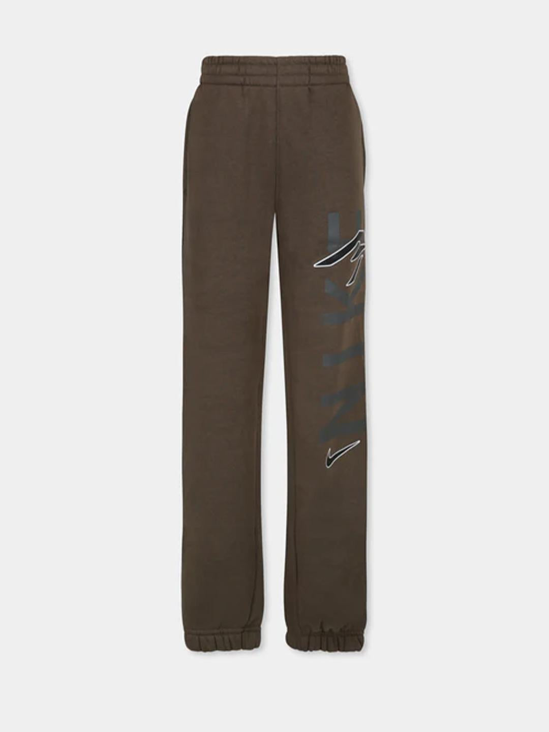 Nike pantalone kids verde con loghi 9Q826-EBD VERDE NIKE 