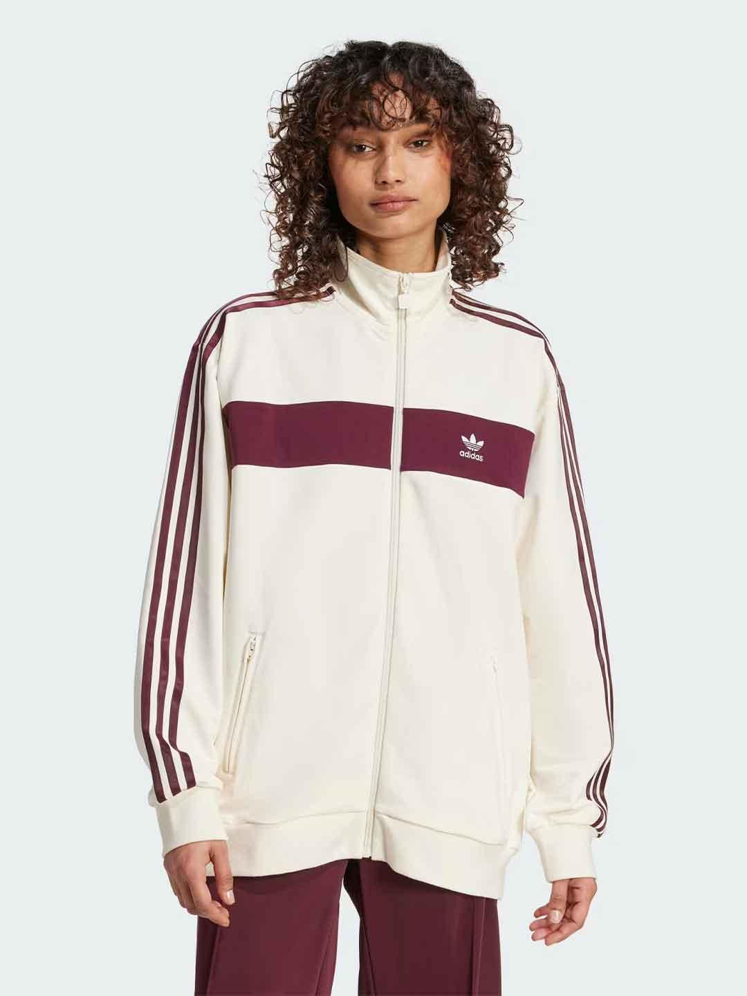 Adidas felpa panna e bordeaux KA7751 PANNA ADIDAS 