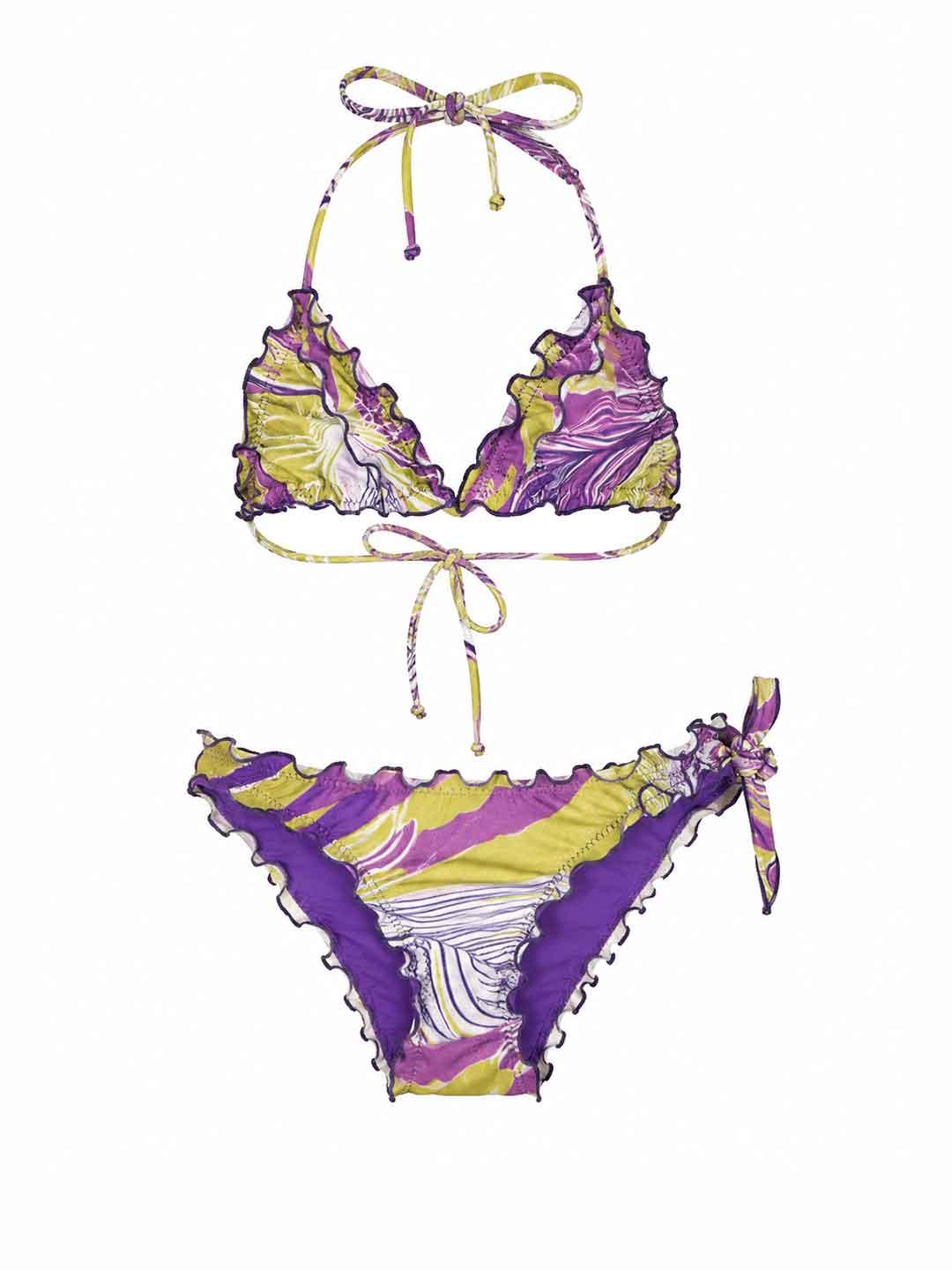 Island Coco costume kids viola triangolo 3-14 anni ICJ33 VIOLA ISLAND COCO 