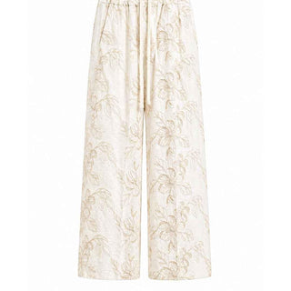 All Or Nothing Ibiza pantalone panna con ricami IBIZA PANTALONI PANNA ALL OR NOTHING 