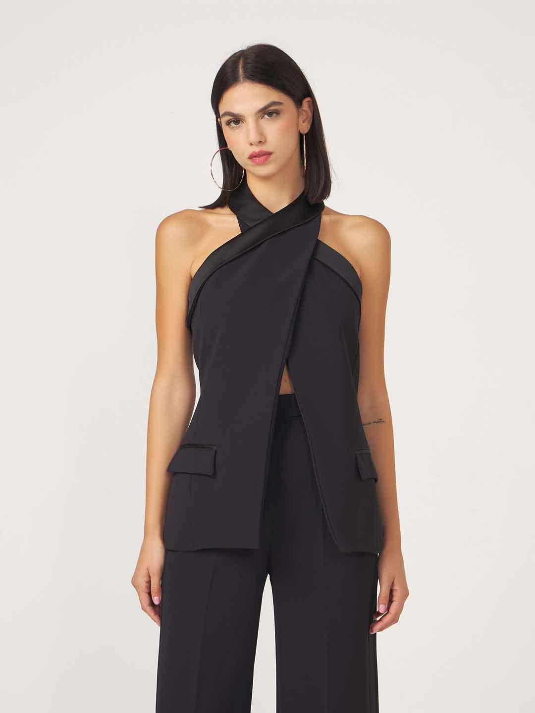 Silence Halter gilet nero GI5304 NERO SILENCE 
