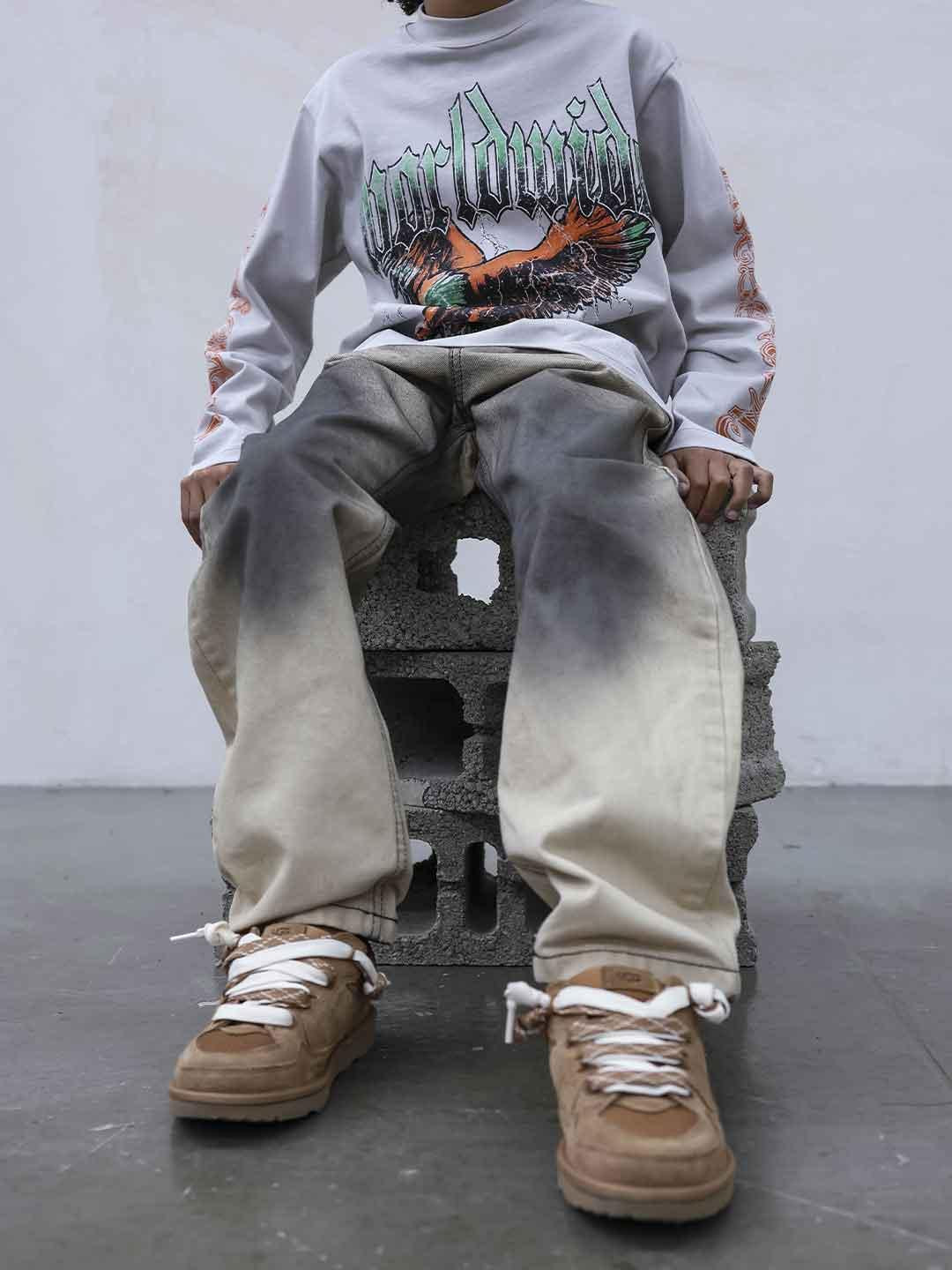 Present Day jeans kids beige PRB004 BEIGE PRESENT DAY 