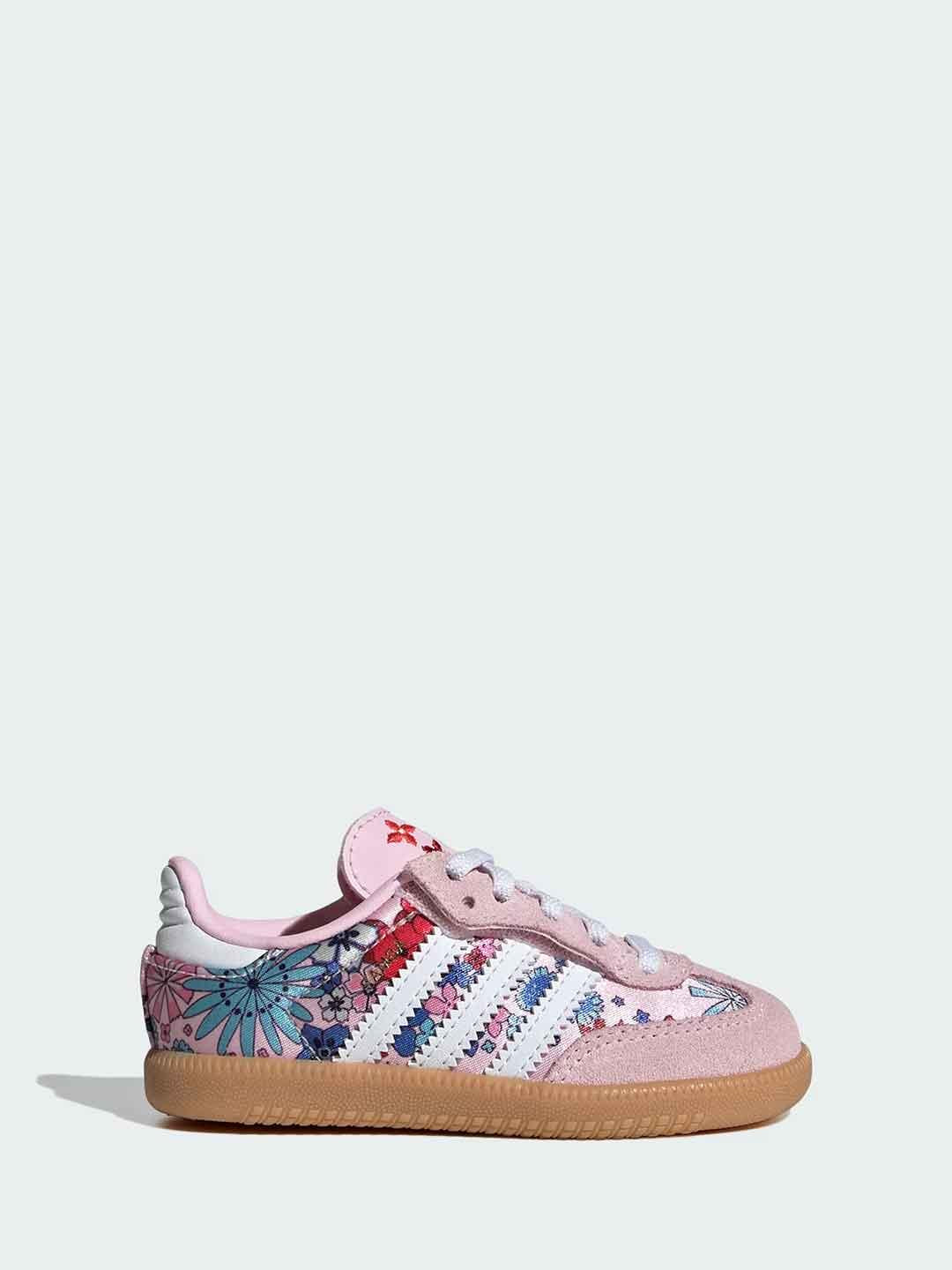 Adidas Samba OG sneakers kids rosa con fiori 19-27 JQ2006 ROSA ADIDAS 