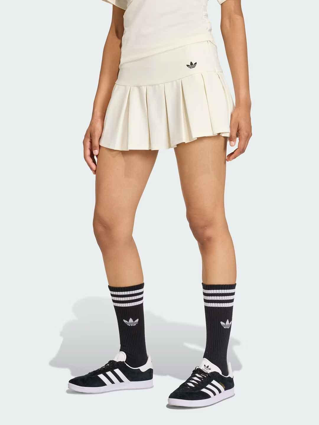 Adidas gonna bianco corta KC9095 BIANCO ADIDAS 