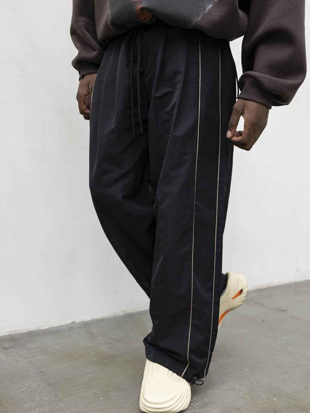 Present Day pantaloni nero in nylon PRS043 NERO PRESENT DAY 