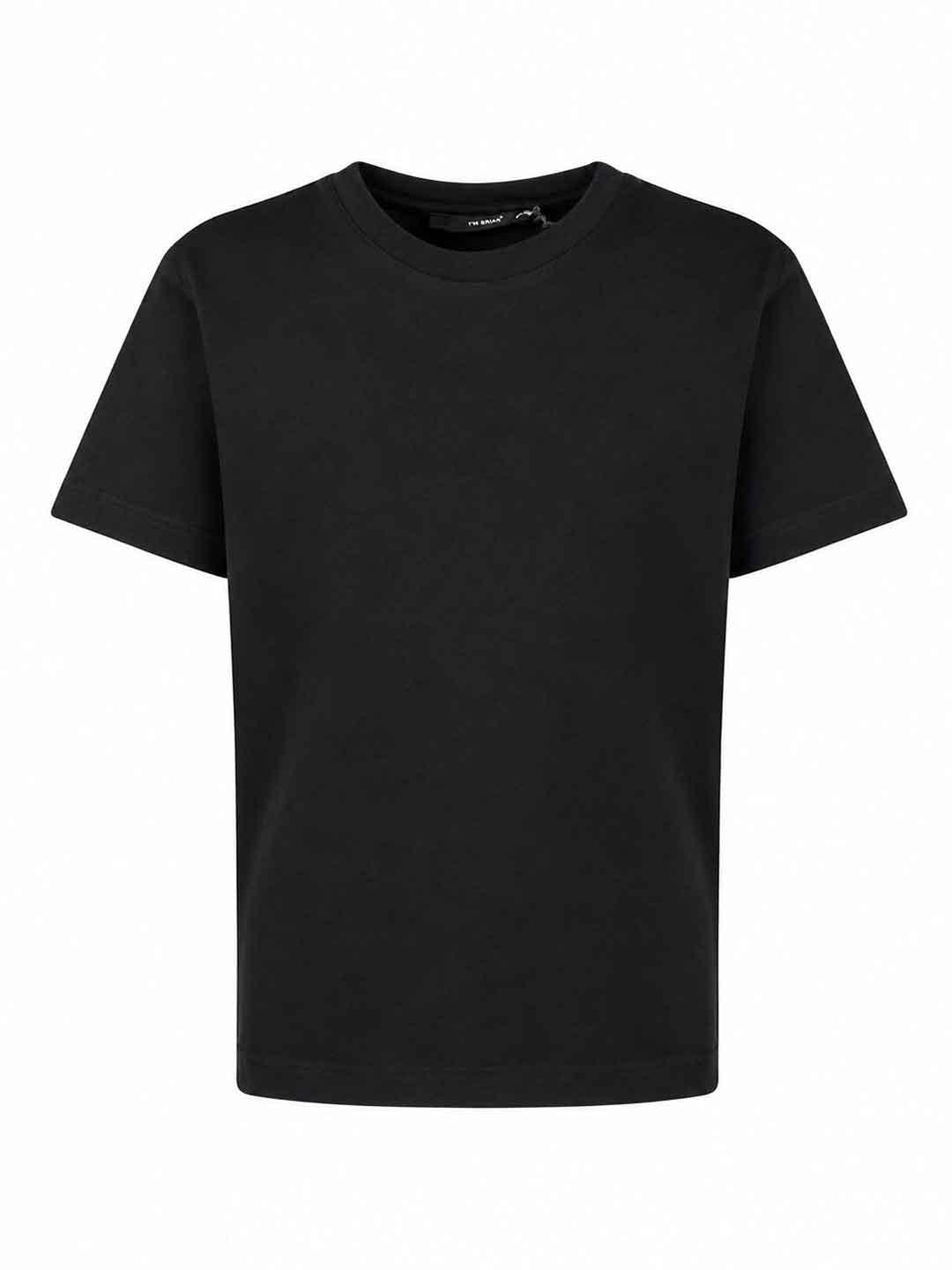 Im Brian t-shirt kids nero basic 2-16 anni TS3742J NERO I'M BRIAN 