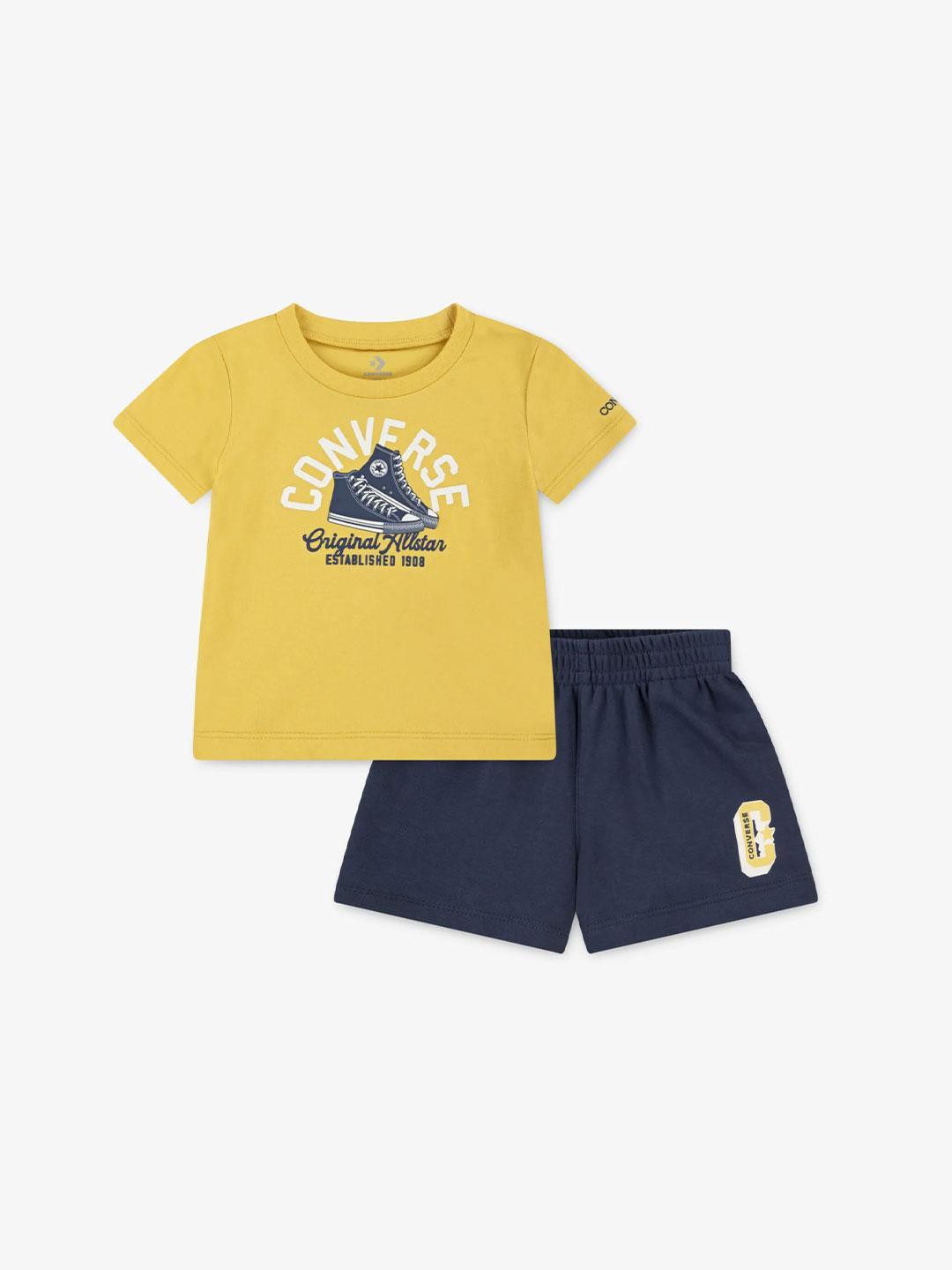 Converse coordinato kids giallo 6CG740-BFK GIALLO CONVERSE 
