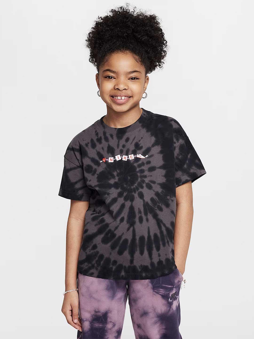 Nike t-shirt kids nero con stampa HQ2348-010 NERO NIKE 