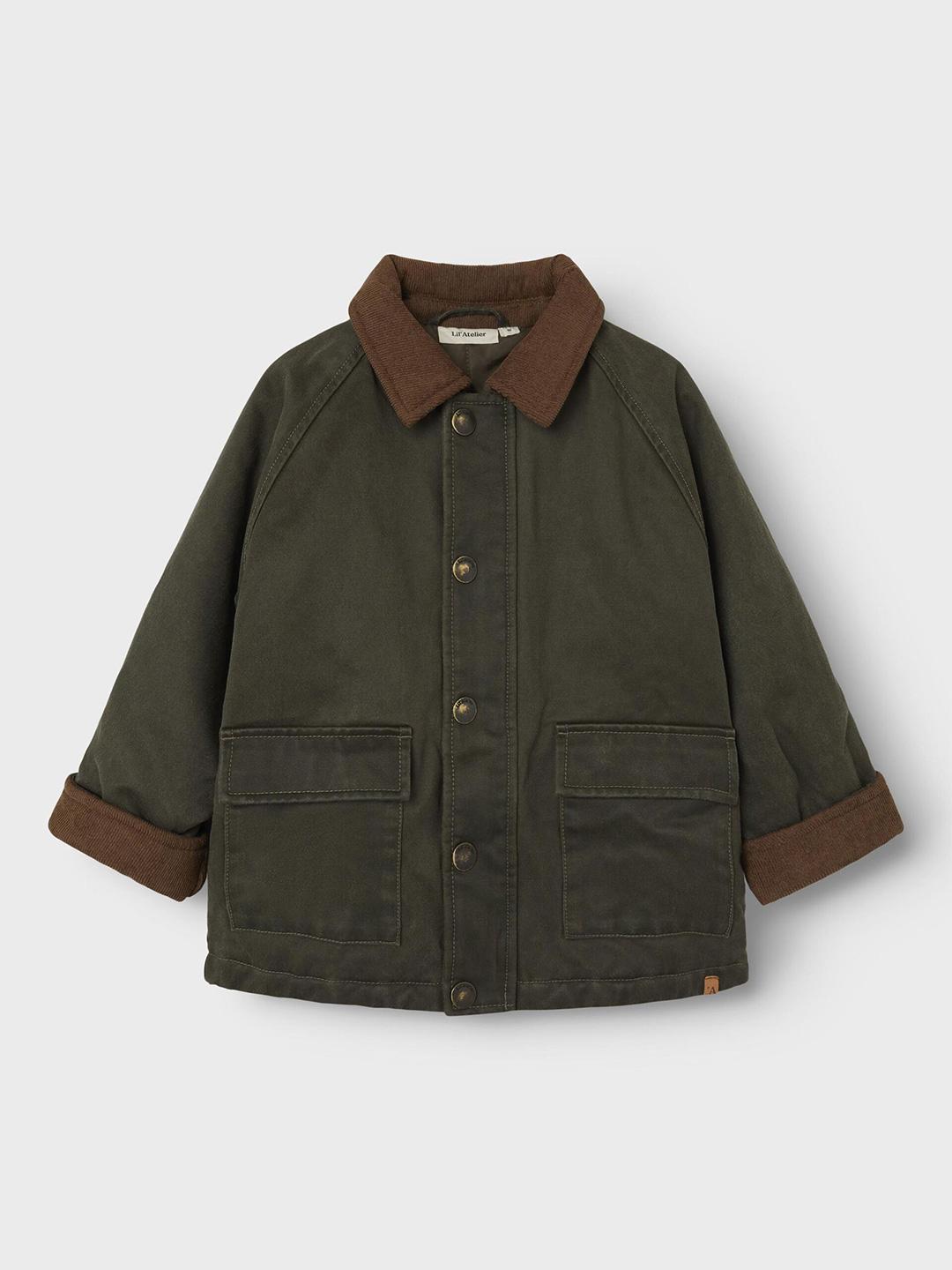 Name It giubbino kids verde con colletto in contrasto 13237135 VERDE NAME IT 