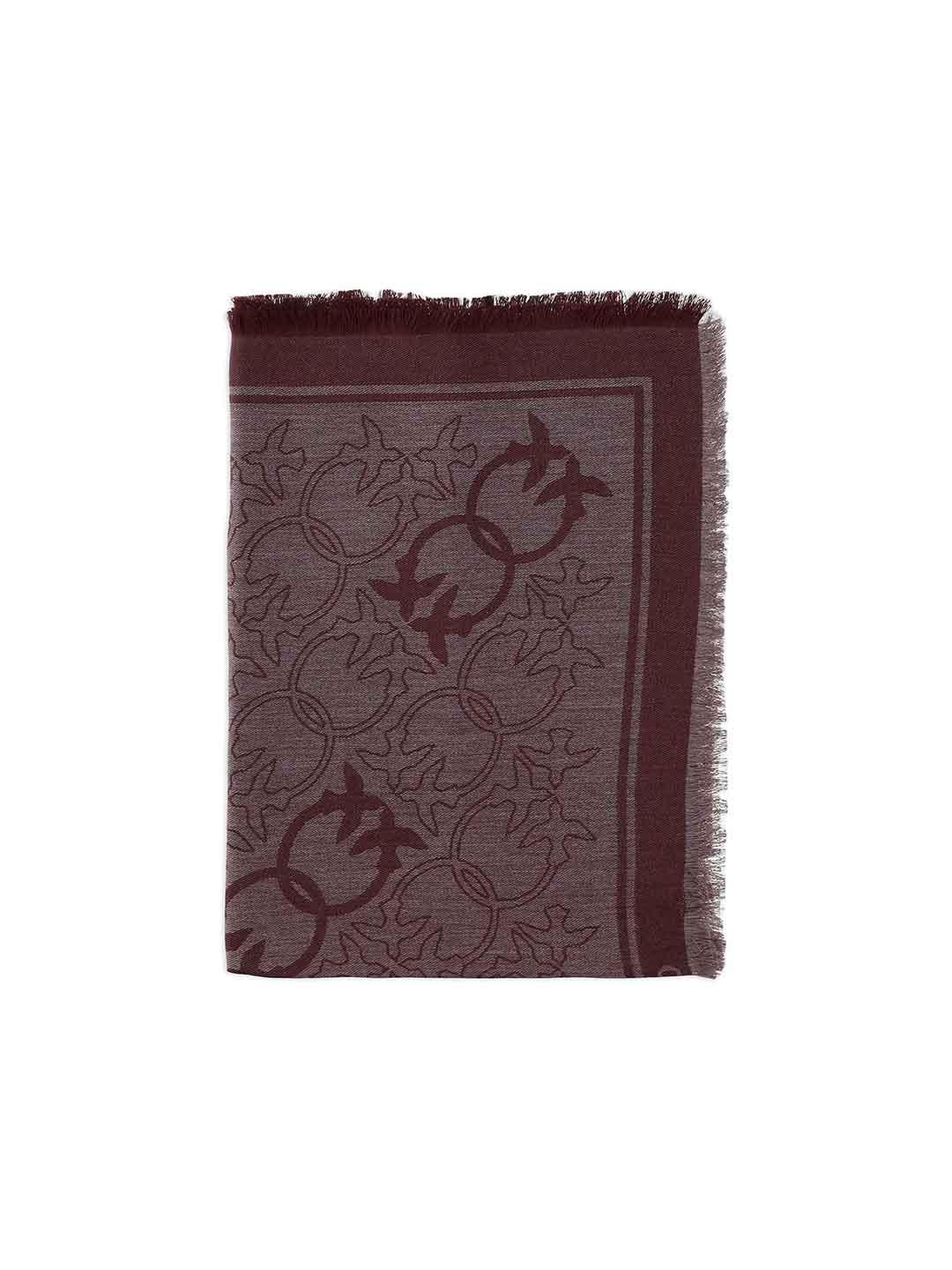 Pinko sciarpa bordeaux con logo 106017 A2ZH BORDEAUX PINKO 