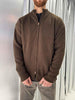 All Or Nothing maglione marrone con zip