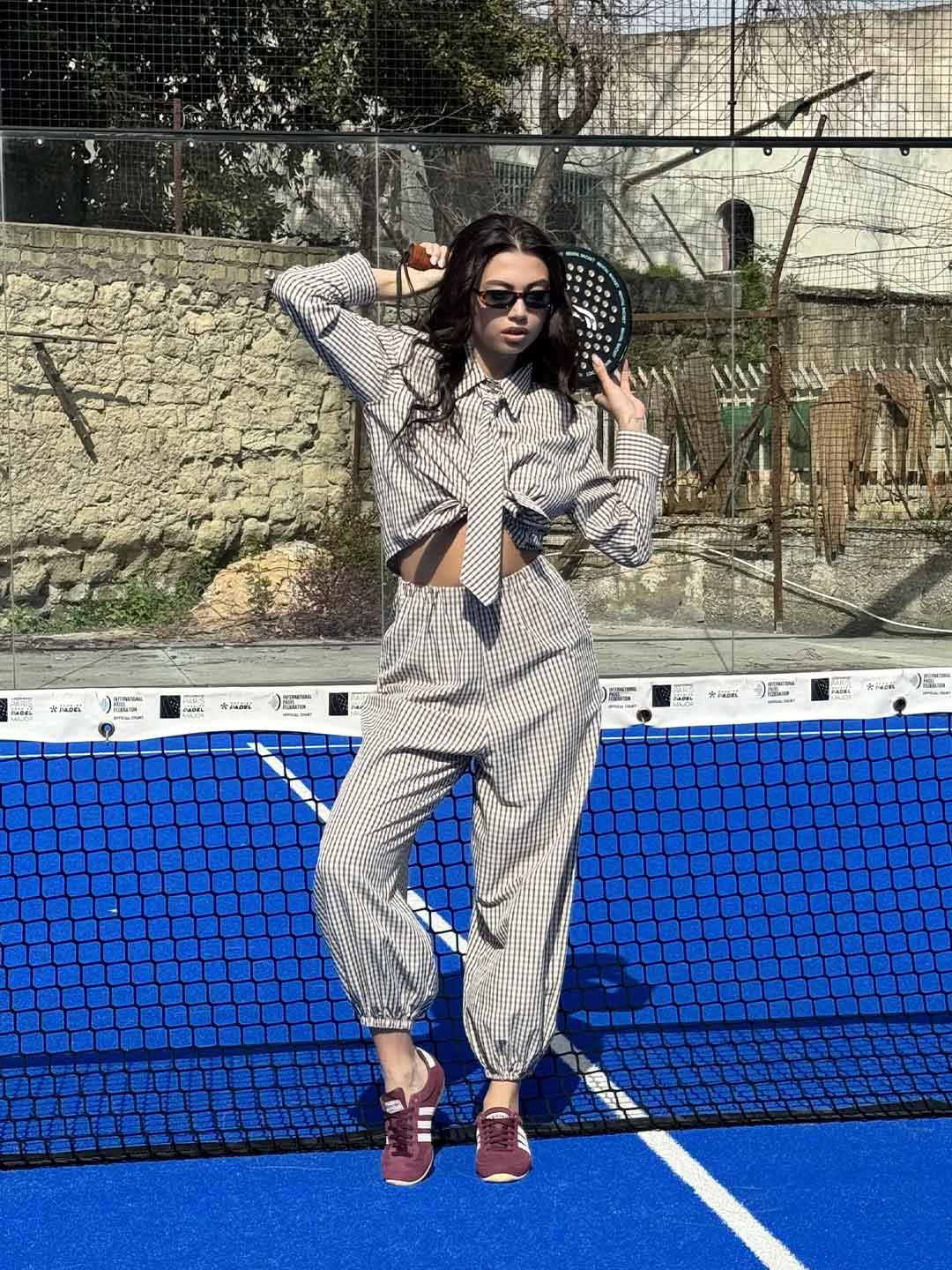 Tensione In camicia a quadri con cravatta PE260086 FANTASIA TENSIONE IN 