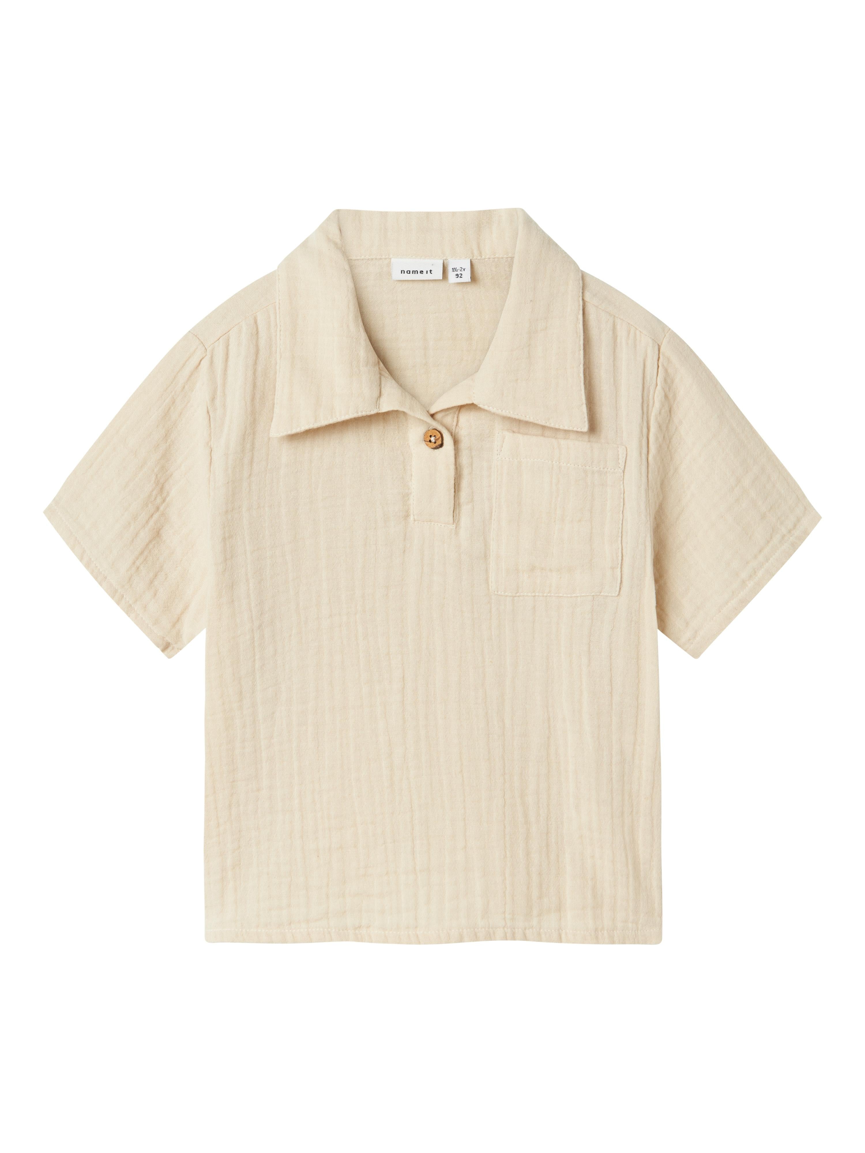 Name It polo kids beige con taschino 13242321 BEIGE NAME IT 