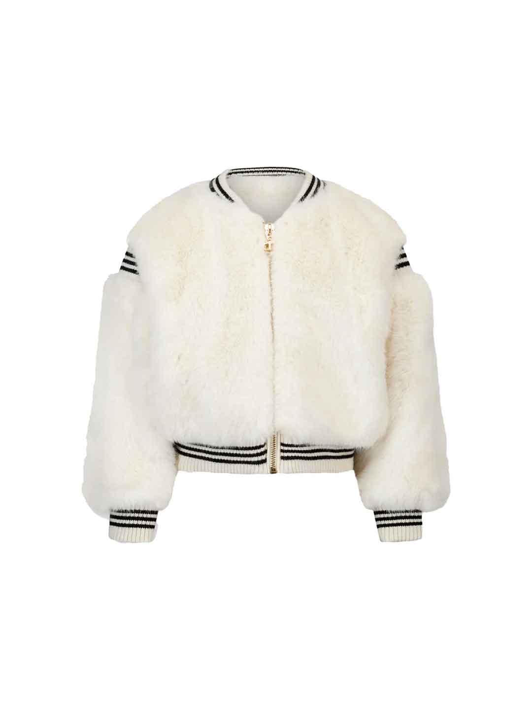 Twinset pelliccia kids bianco 252GB2270 BIANCO TWINSET 