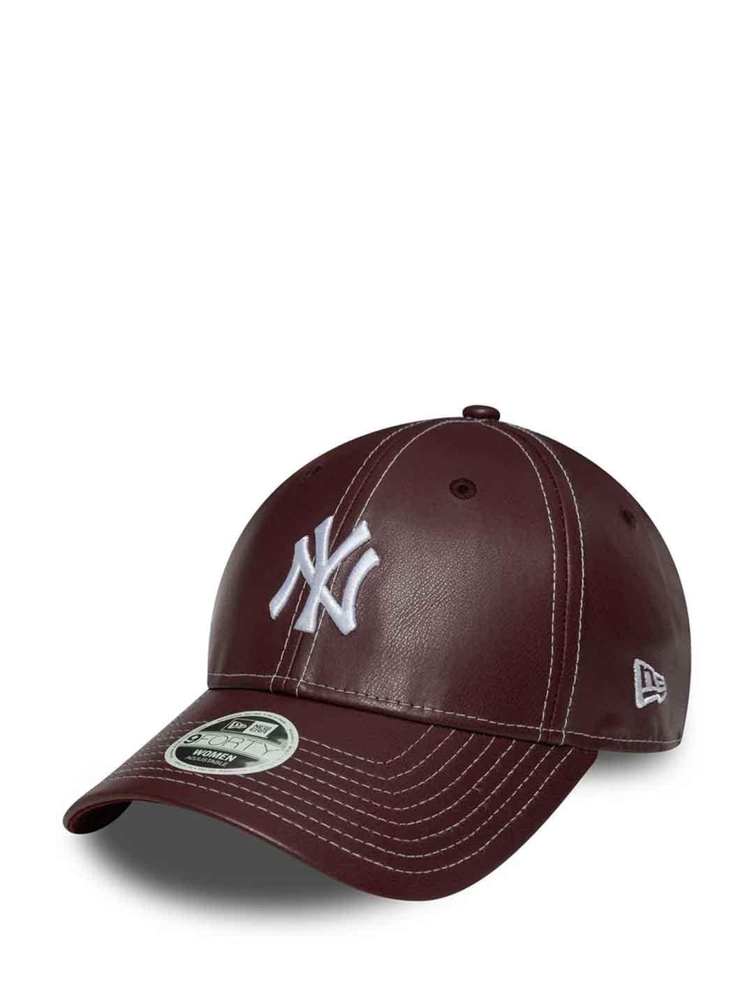 New Era 9FORTY cappello bordeaux in pelle 60691322 BORDEAUX NEW ERA 