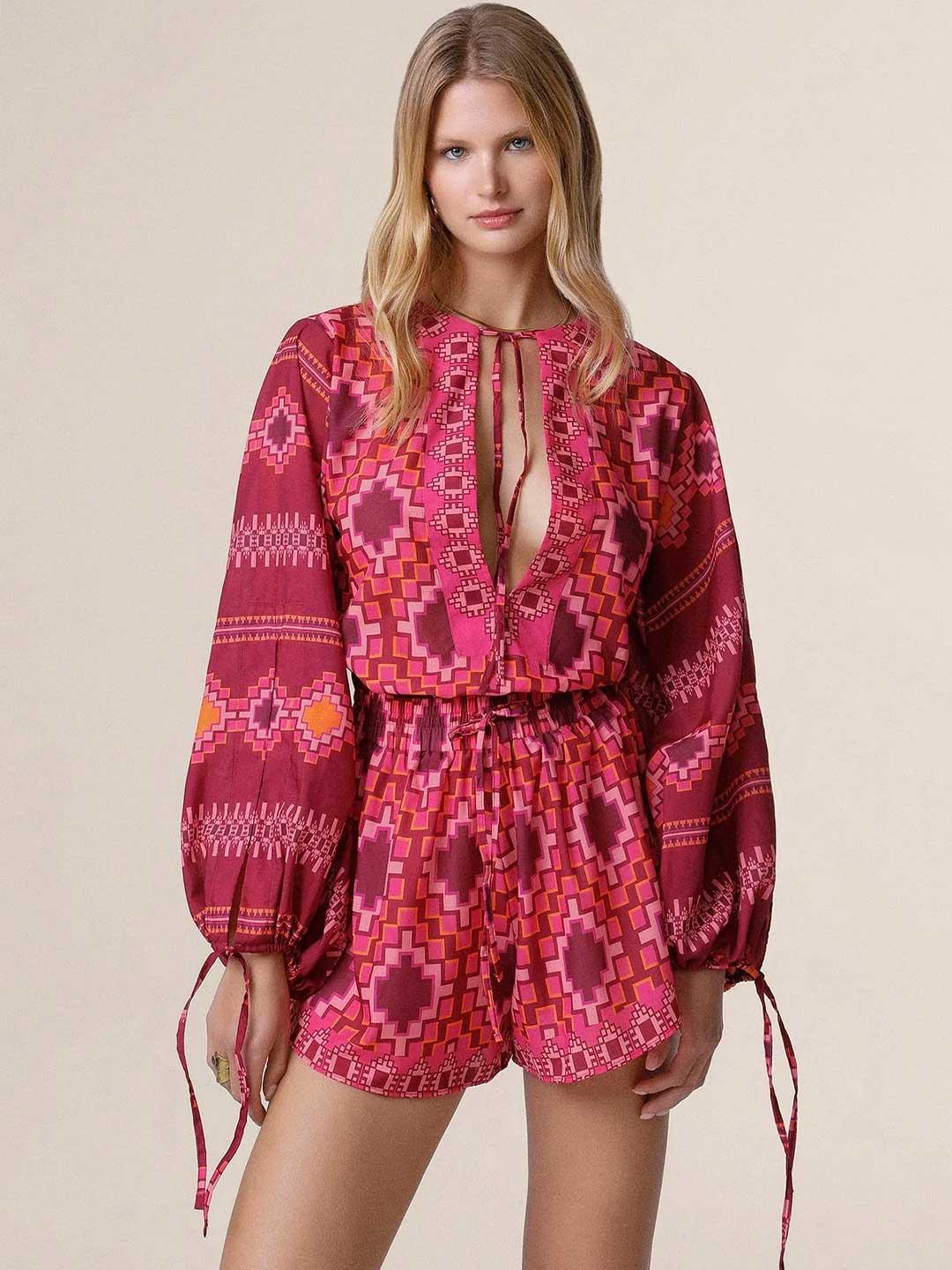 Me Fui camicia fucsia crop 0606X30 FUCSIA ME FUI 