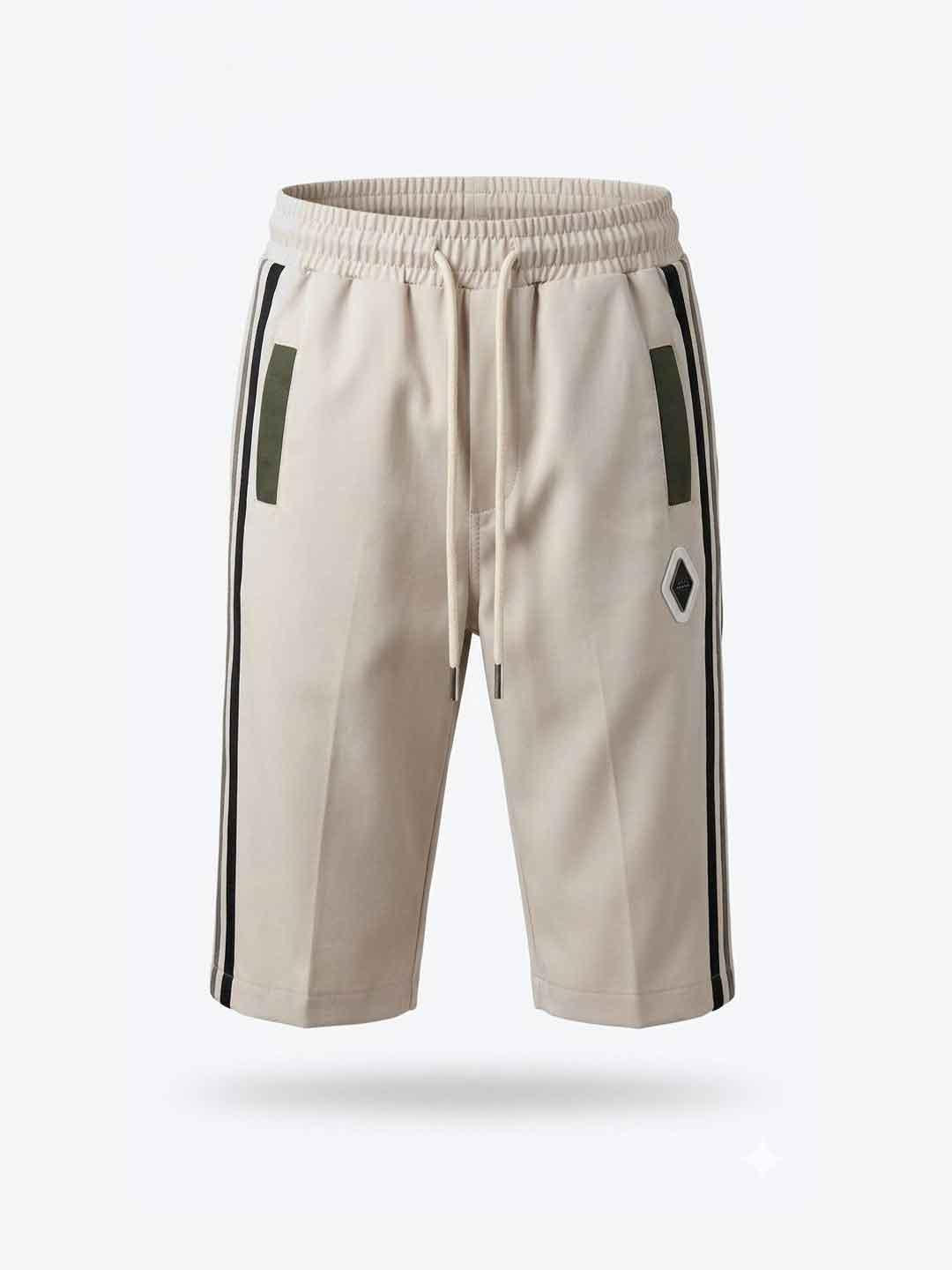 Yes London pantalone kids panna con bande verdi 2-16 anni JR3133 PANNA YES LONDON 