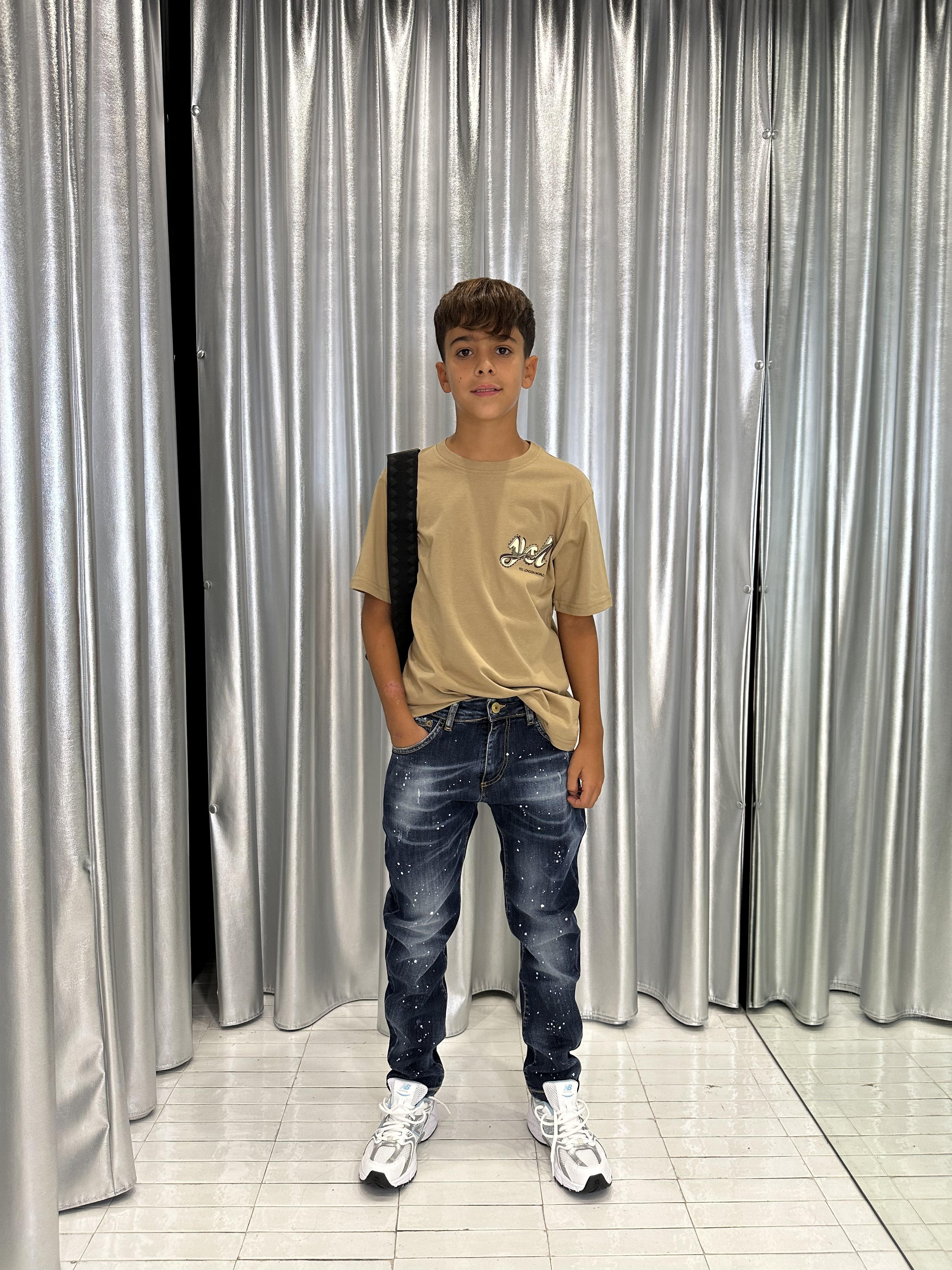 Yes London jeans kids blu skinny JR1091 BLU YES LONDON 