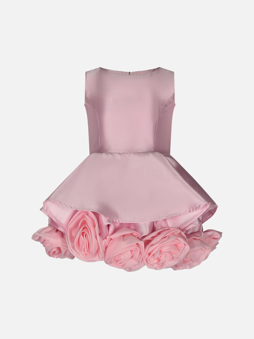 Fun & Fun abito kids rosa con rose 1036 ROSA FUN & FUN 