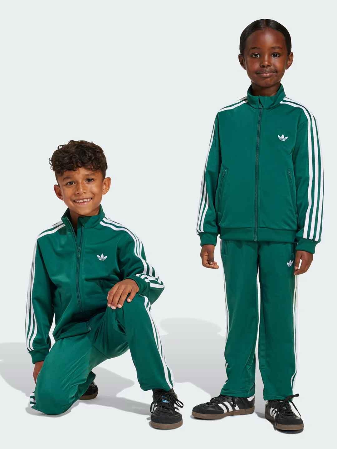 Adidas Firebird coordinato kids verde KD3296 VERDE ADIDAS 
