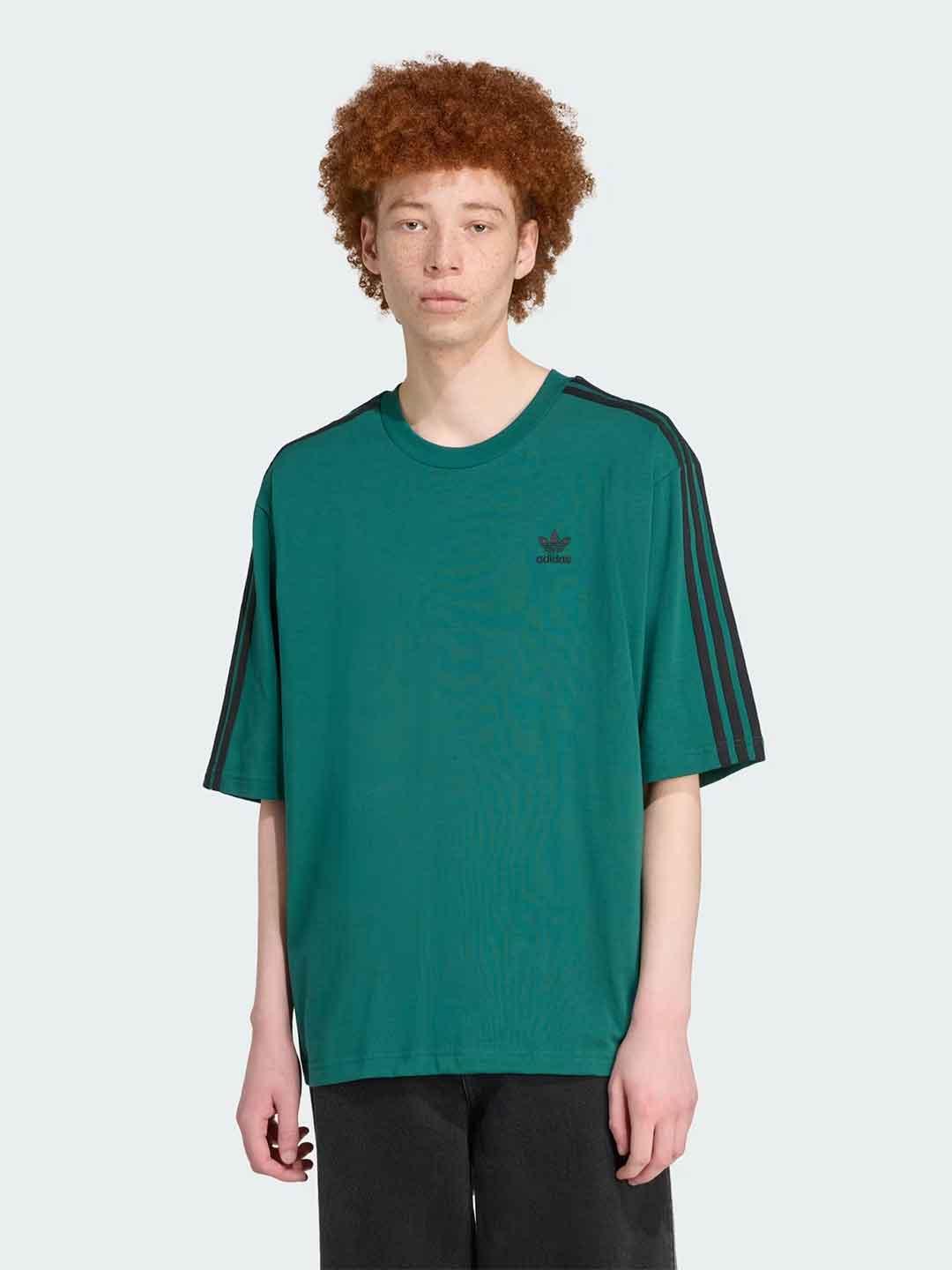 Adidas t-shirt verde oversize JY1396 VERDE ADIDAS 