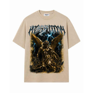 Present Day t-shirt beige con angelo PRS164 BEIGE PRESENT DAY 