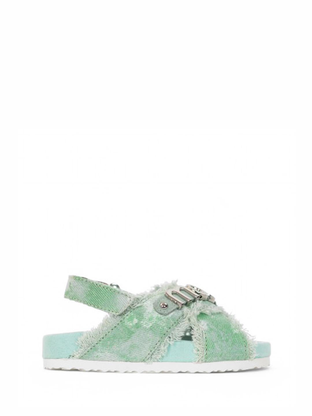 Mou Bio sandali kids verde in jeans SK631003K VERDE MOU 