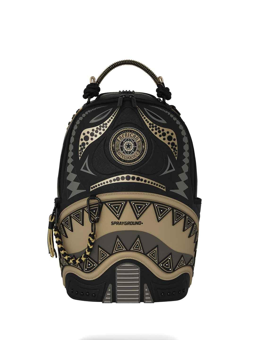 Sprayground AI Wonderland zaino nero e oro 910B7761NSZ NERO SPRAYGROUND 