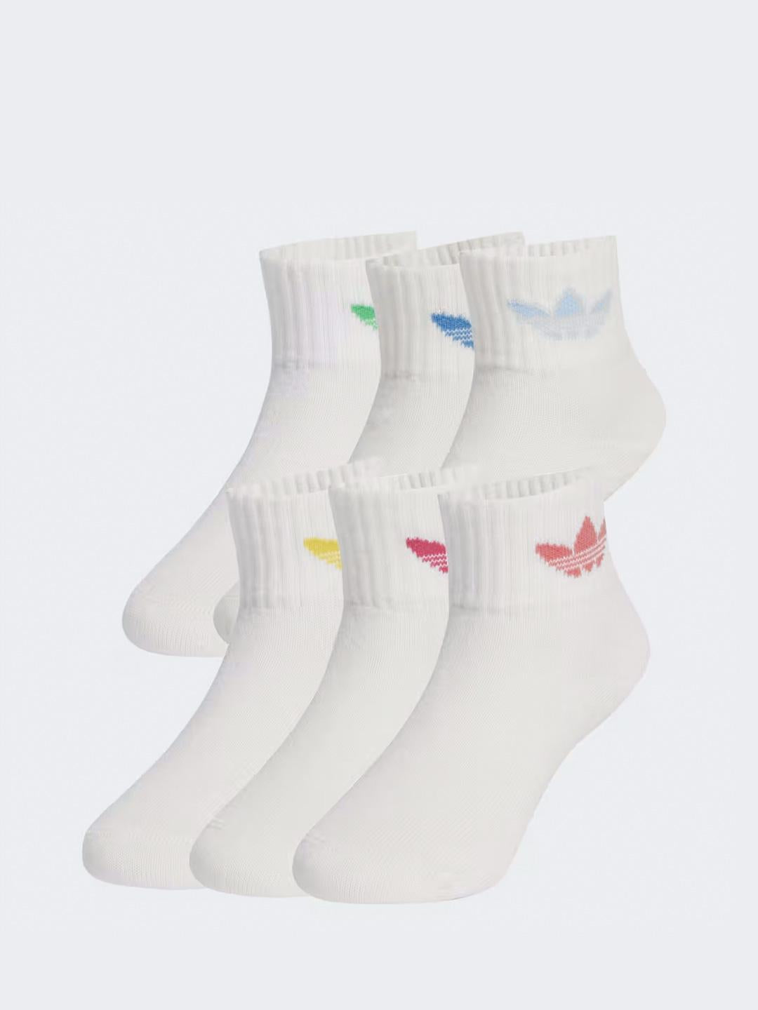 Adidas calzini kids bianco set da 6 paia JC8541 BIANCO ADIDAS 
