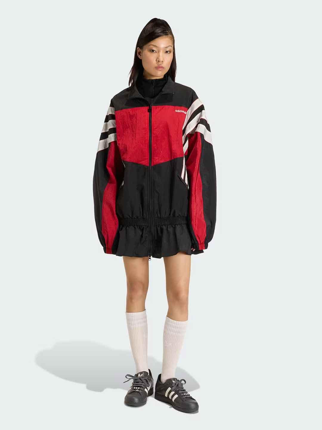 Adidas Santiago abito nero e rosso KC9134 NERO ADIDAS 