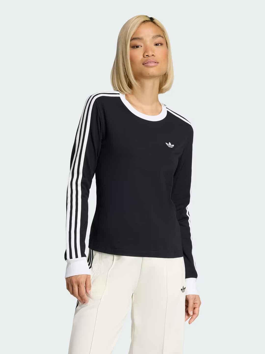 Adidas t-shirt nero manica lunga KD7964 NERO ADIDAS 